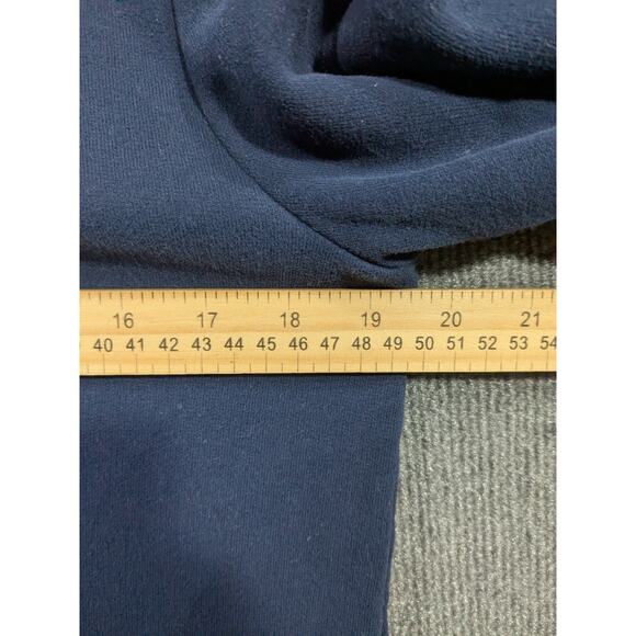 Lands End Womens Serious Sweats Womens Small Tall Quarter Zip Sweatshirt Navy - Picture 8 of 10